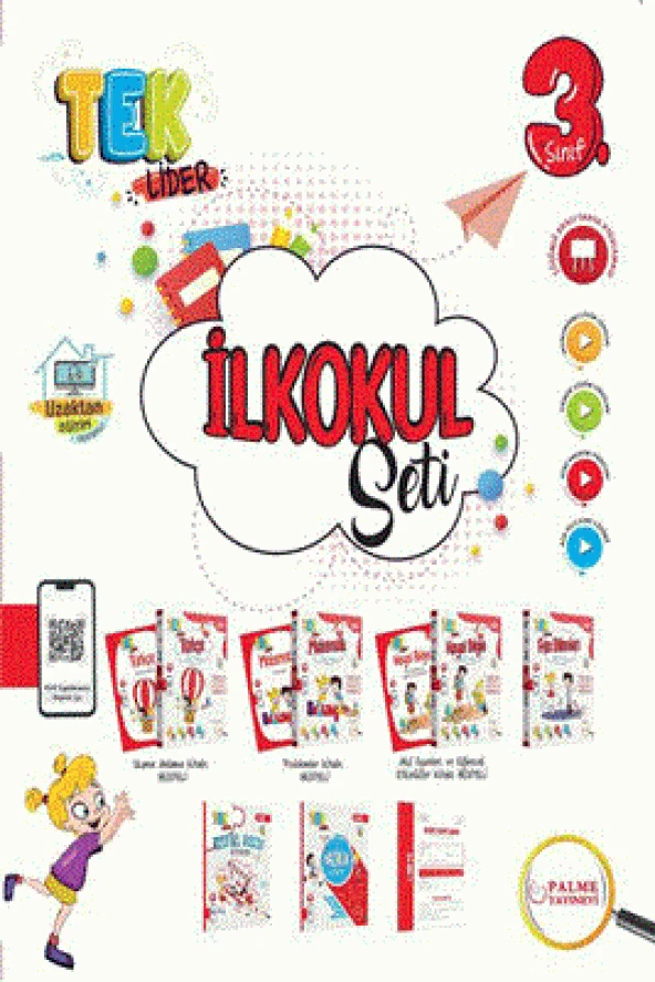 PALME 3.SINIF TEK LİDER İLKOKUL SETİ *YENİ*