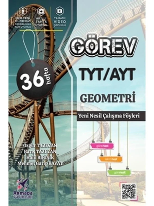 ARMADA GÖREV YKS TYT AYT GEOMETRİ YENİ NESİL ÇALIŞMA FÖYLERİ