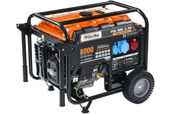 OLEOMAC PGE 80E-3 Benzinli Marşlı Dual Jeneratör 6.5KW