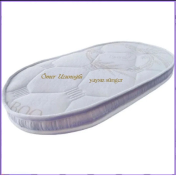 Anne Yanı Bambu Oval Beşik Yatagı 65X95X12