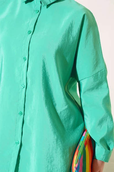 Oversize Tunikli İkili Takım Yeşil - 4