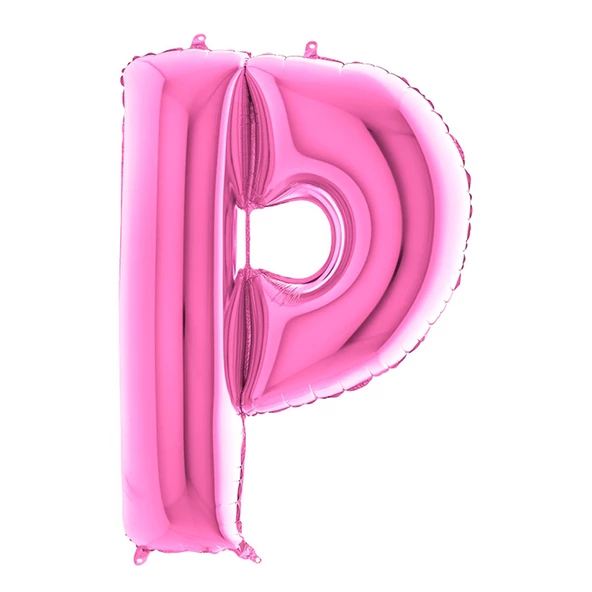 P Harf Grabo Fuşya Folyo Balon 102 cm