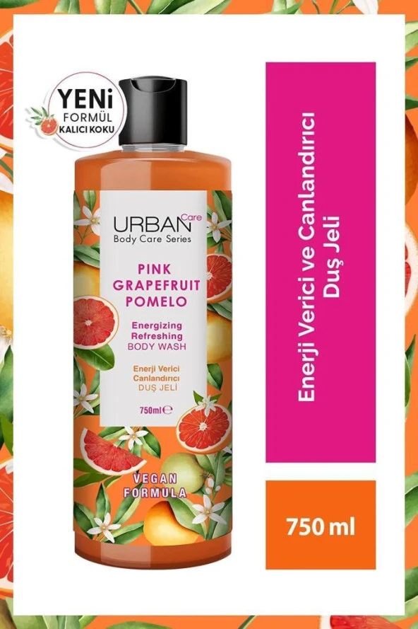 Urban Care Body Series Pink Grapefruit Pomelo Duş Jeli 750 ml
