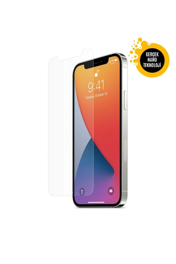 Apple iPhone 12 Pro Gerçek NANO Ekran Koruyucu Kırılmaz Cam - K2