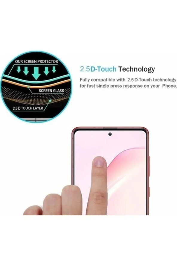 Telbor Samsung Galaxy Note 10 Lite Nano Cam Ekran Koruyucu Şeffaf Extra Darbe Emici - Extra İnce - 3
