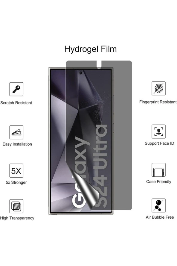 Samsung Galaxy S24 Ultra Nano Hayalet Ekran Koruyucu - İnce ve Esnek