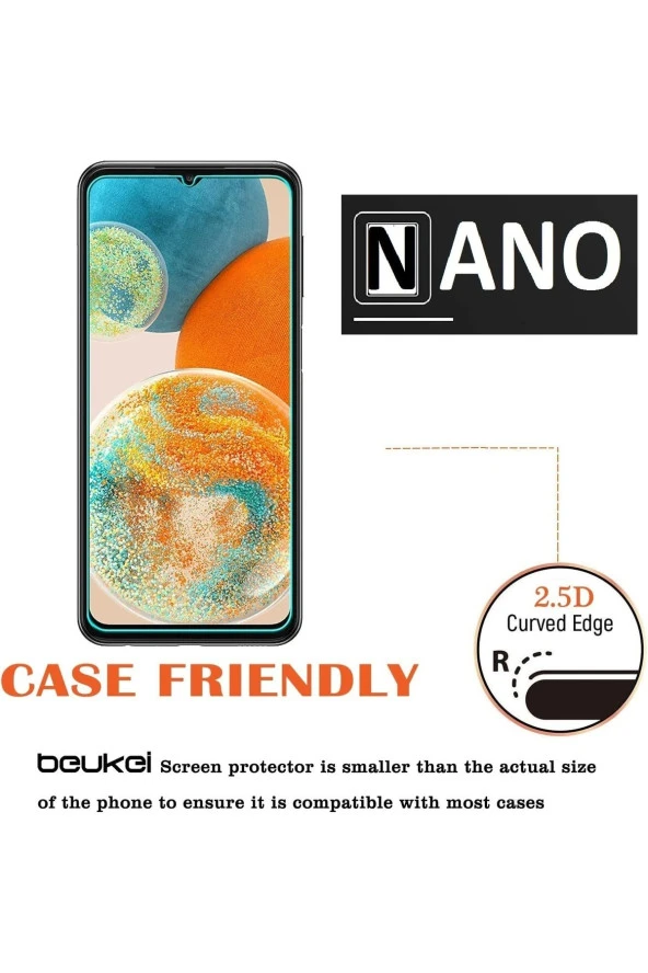 Samsung Galaxy A23 NANO Ekran Koruyucu Kırılmaz Cam - Extra İnce