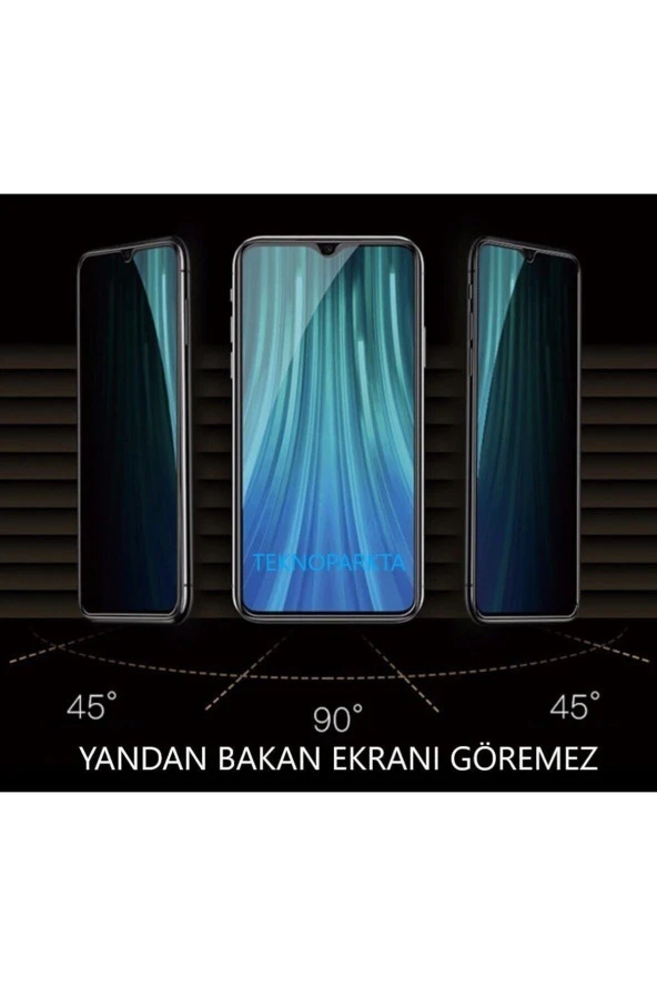 Samsung A23 Mat Hayalet Privacy Tam Kaplayan Kırılmaz Cam Seramik Nano Ekran Koruyucu - 2
