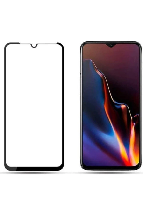 Samsung Galaxy A01 Kırılmaz Cam Tam Kaplayan Ekran Koruyucu - Siyah - Extra İnce