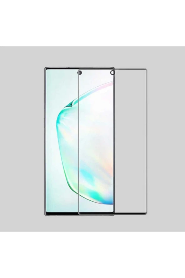 Galaxy Note 10 Plus Uyumlu Tam Kaplayan Kırılmaz Esnek Süper Pet Ekran Koruyucu