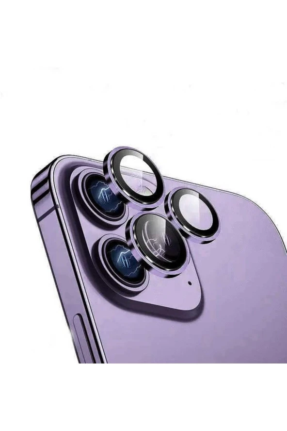 iPhone 12 Pro Max Uyumlu 9H Sertliğinde Temperli Cam Kamera Lens Koruyucu - HD Kalite