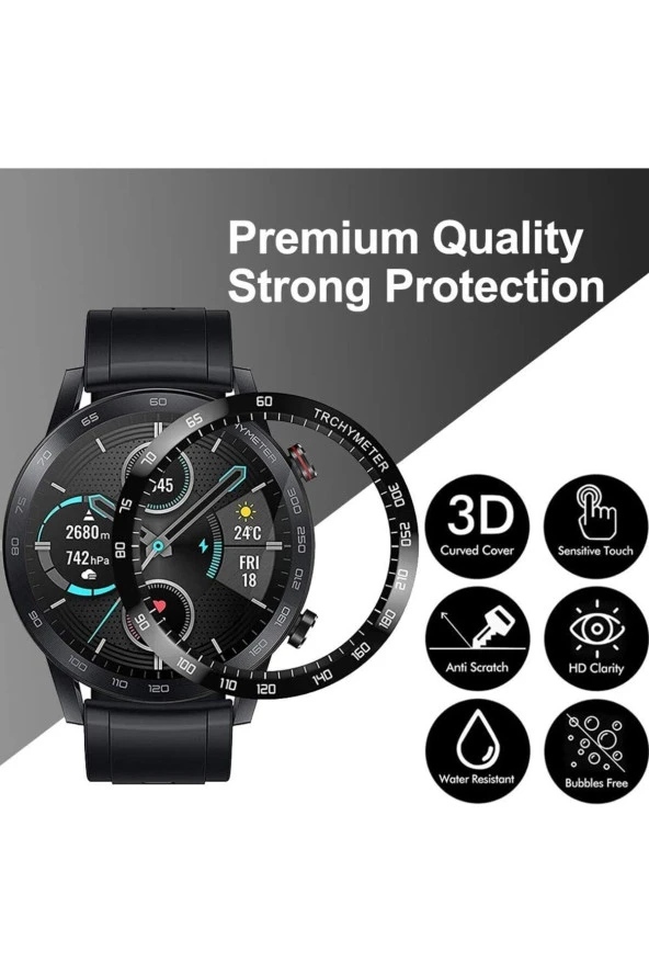 Huawei Watch GT2 46 mm Uyumlu Polymer Nano Ekran Koruyucu - İnce ve Esnek