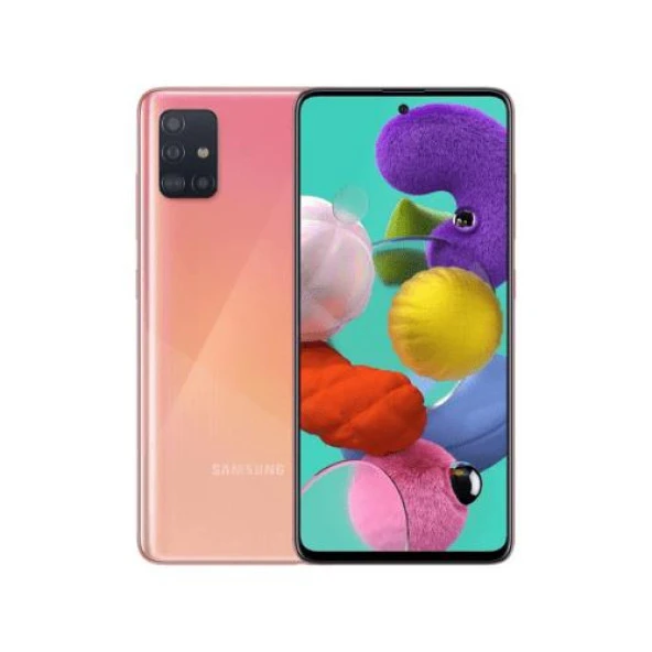 Yenilenmiş SAMSUNG GALAXY A51 128GB -A Kalite- Pembe - 1