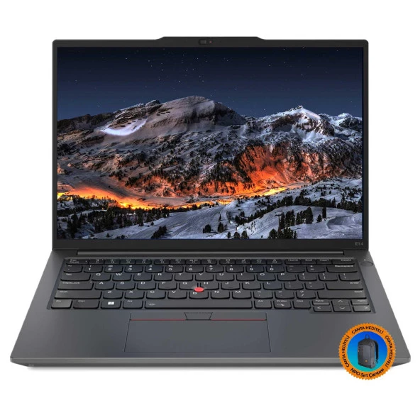 Lenovo E14 21JR0009TX04 Ryzen5 7530U 24GB 1TBSSD 14" FullHD+ FreeDOS Taşınabilir Bilgisayar-CNT005