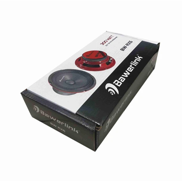 Bawerlink 16 Cm Midrange Çifti 600 Wat 300 Rms Orjinal Profosyonel Seri Bw-rx6 Ultra-pro - 5