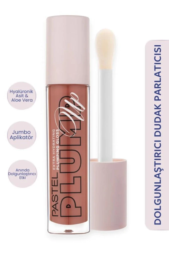 Pastel Plump Up Extra Hydrating Plumping Gloss-Dolgunlaştıran Dudak Parlatıcısı No: 205 Just Natural - 1