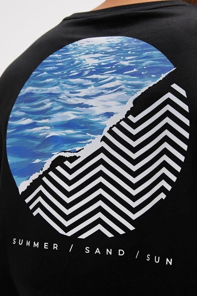 Bad Bear SAND T-SHIRT OS NIGHT Erkek Tişört Siyah S-XXL - 3