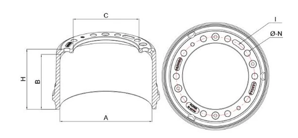 KAMPANA FORD 3227-3230  B1125AB 040 09 - 2
