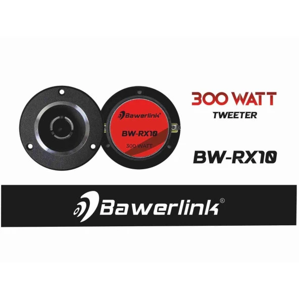 Bawerlink BW-RX10 10cm Profesyonel Tweeter Takımı 300 Watt 2 adet - 4
