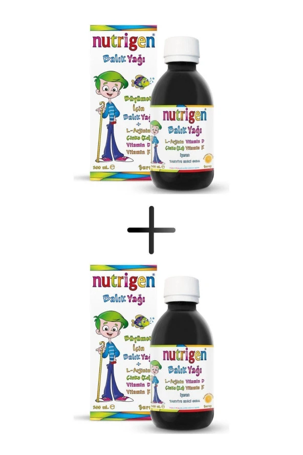 Nutrigen Balık Yağı Şurubu 200 ml 2'li Paket