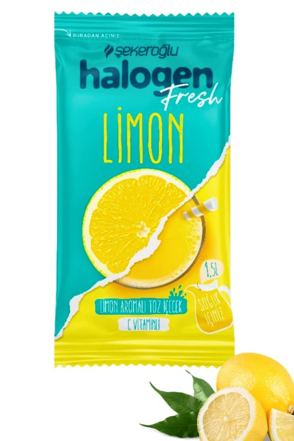 Şekeroğlu Halogen Limon İçecek Tozu 9 Gr *4 ürün görseli 1
