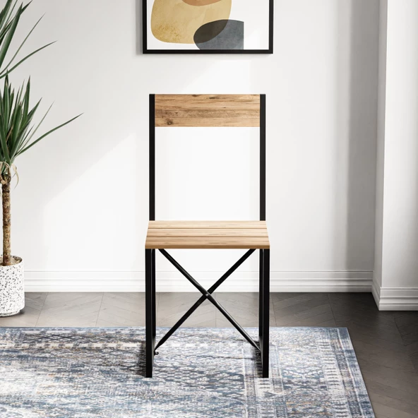 Eportatif Mutfak Sandalyesi Salon Balkon Atlantik Sandalye 1005 - 2