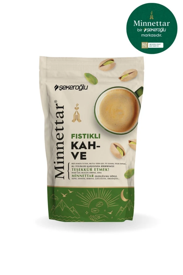 Şekeroğlu Minnettar Fıstıklı Kahve 165 Gr ürün görseli 1