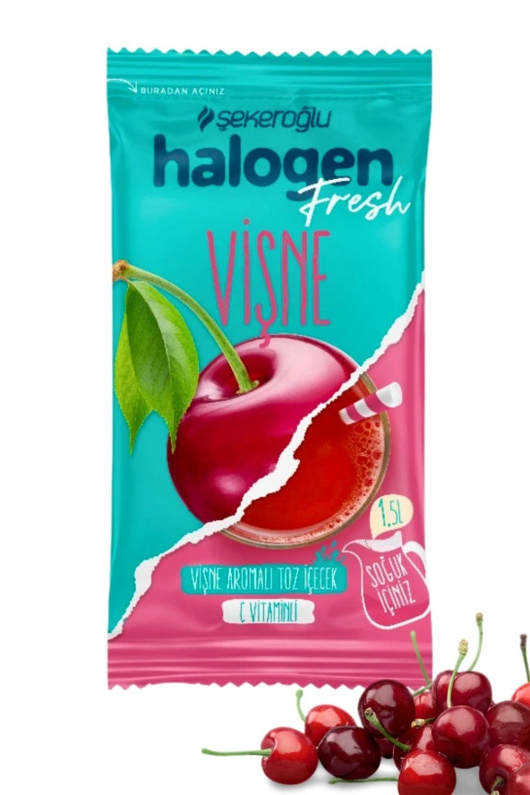 Şekeroğlu Halogen Vişne Içecek Tozu 9 Gr *4 ürün görseli 1
