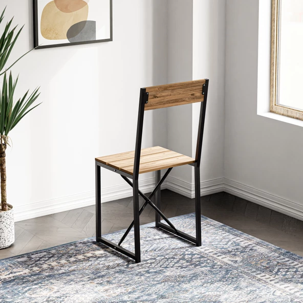 Eportatif Mutfak Sandalyesi Salon Balkon Atlantik Sandalye 1005 - 5