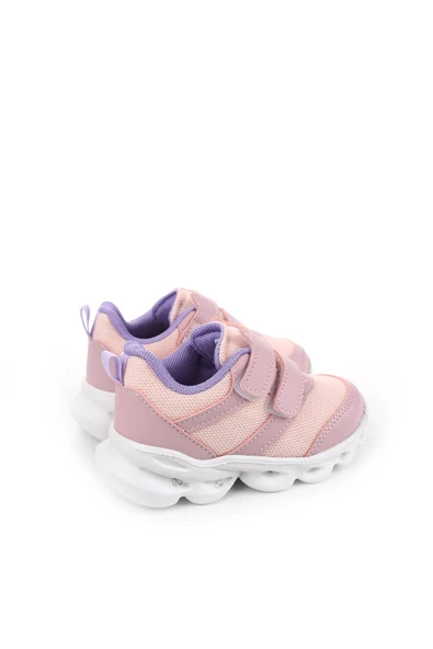 Cool Caty Unisex Bebek Filelli Işıklı Hafif Rahat Spor Ayakkabı - Resim 12