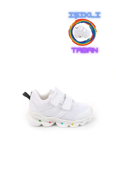 Cool Caty Unisex Bebek Filelli Işıklı Hafif Rahat Spor Ayakkabı - Resim 2