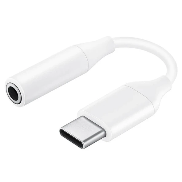 Samsung UC10 Type-C to 3.5mm Jack Dönüştürücü Adaptör Beyaz İthalatçı Garantili