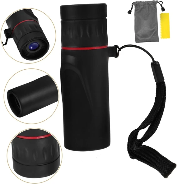 HyMark 100x25 Zoomlu Yüksek Çözünürlüklü Tek Gözlü Monoküler Dürbün - Resim 8