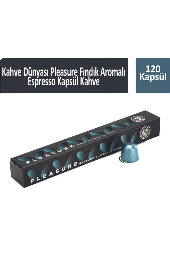 Kahve Dünyası Pleasure Fındık Aromalı Espresso Kapsül Kahve 120 Kapsül