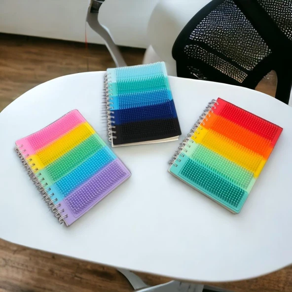 Unick Color Tırtıklı Silikon A5 Defter