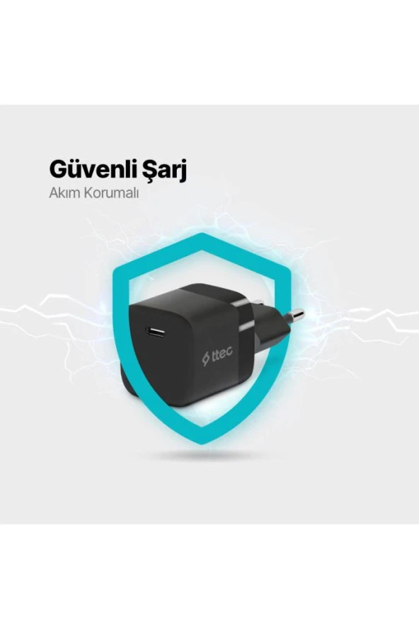 SmartCharger 30W PD USB-C Seyahat Hızlı Şarj Aleti - 4