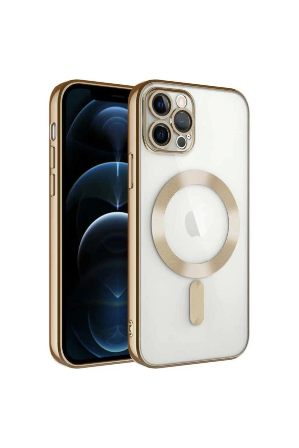 iPhone 12 Pro Max Kılıf Kamera Korumalı Magsafe Wireless Şarj Özellikli Kapak