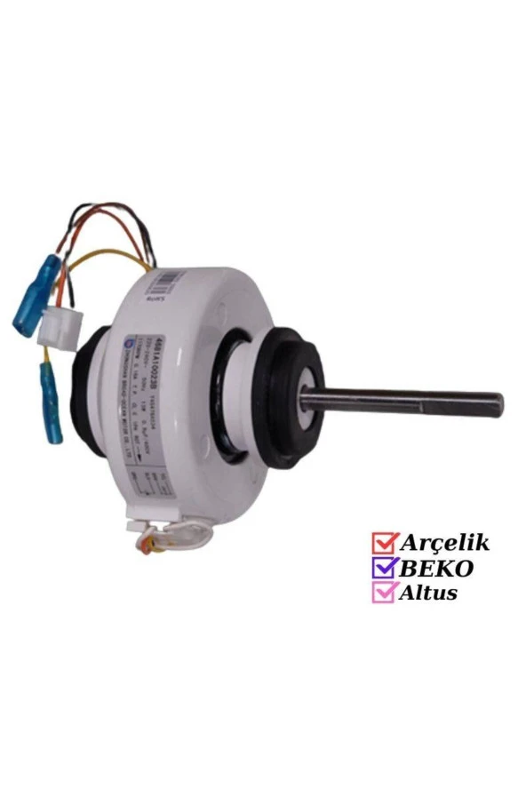 METİN ISITMA SOĞUTMA KLİMA İÇ ÜNİTE FAN MOTORU ( 5400361002 )  Uyumlu(11000-12000 BTU) ARÇELİK BEKO ALTUS