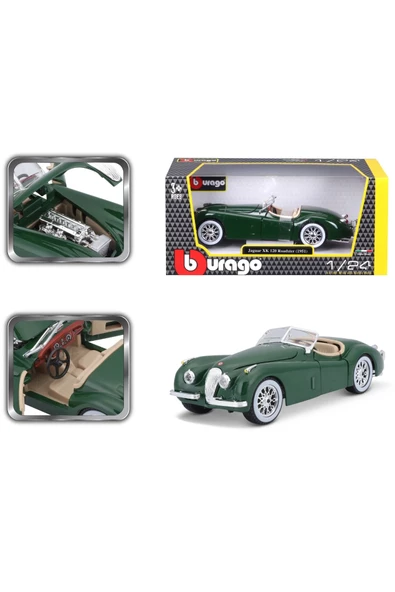Model Araba Koleksiyonunuzu Tamamlayın: 1:24 Jaguar XK 120 Roadster Model Araba - 2