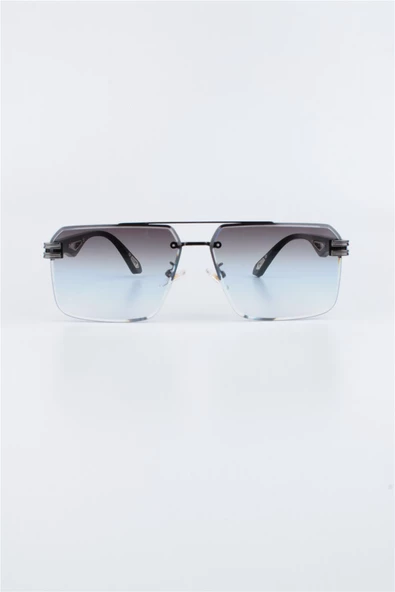 Max Polo Erkek Siyah Degrade UV 400 Korumalı Erkek Güneş Gözlüğü 23MPG8265R5 ürün görseli 1