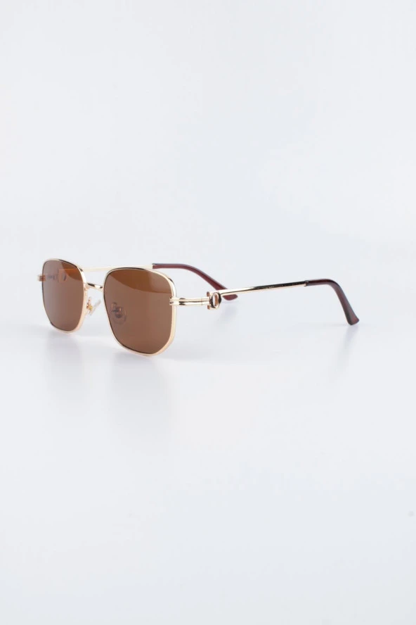 La Viva Erkek Kahverengi UV 400 Korumalı Erkek Güneş Gözlüğü 23LVA056R03 - Resim 2