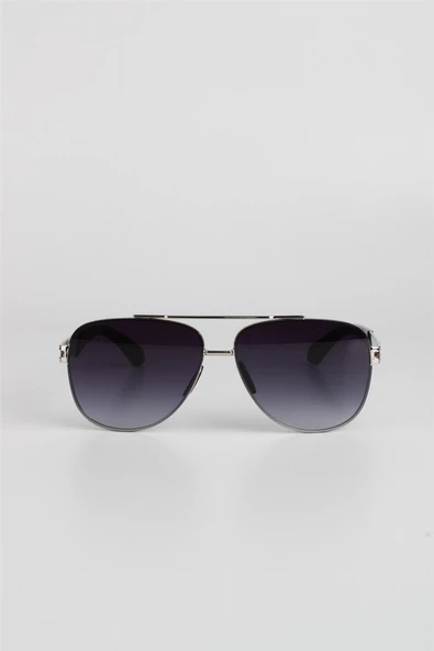 Max Polo Gümüş Degrade UV400 Filtre Erkek Güneş Gözlüğü G24MP8266R03 - Resim 2