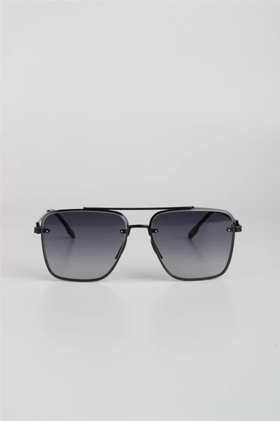 Max Polo Siyah Degrade UV400 Filtre Erkek Güneş Gözlüğü G24MP8222R04 - Resim 2