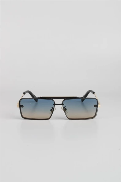 Max Polo Altın Degrade UV400 Filtre Erkek Güneş Gözlüğü G24MPS3209R04 - Resim 2