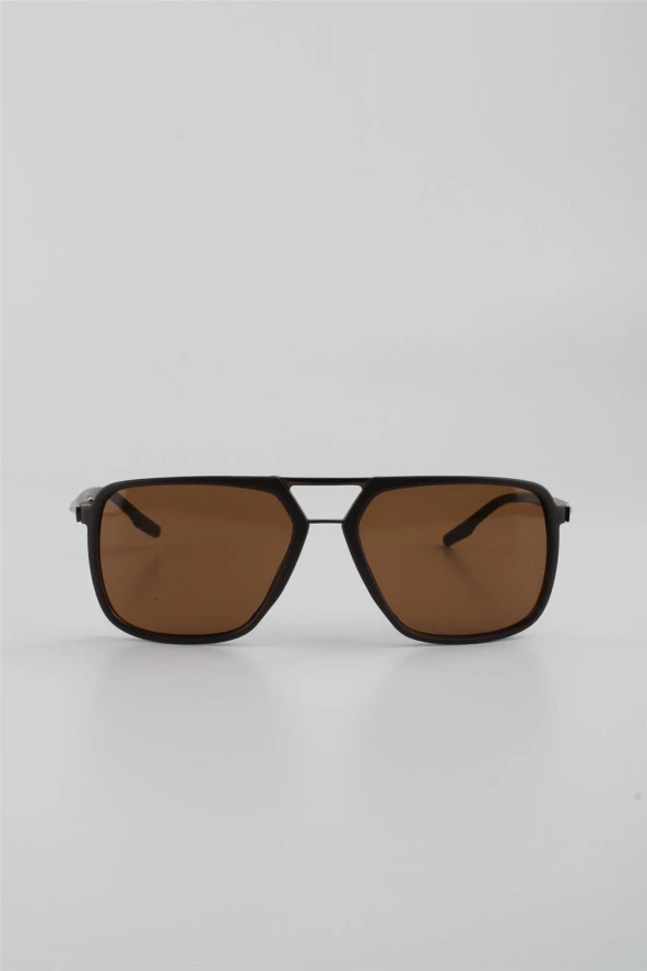 La Viva Kahverengi Mat UV400 Filtre Erkek Güneş Gözlüğü G24LVS3004R02 - Resim 2