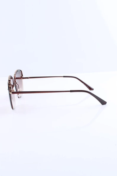 KAHVERENGİ UV400 KADIN GÜNEŞ GÖZLÜĞÜ MAX POLO - 1MP6874R002 - Resim 2