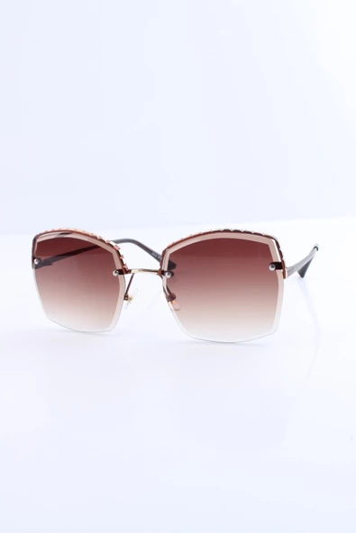 KAHVERENGİ UV400 KADIN GÜNEŞ GÖZLÜĞÜ MAX POLO - 1MP6874R002 ürün görseli 1