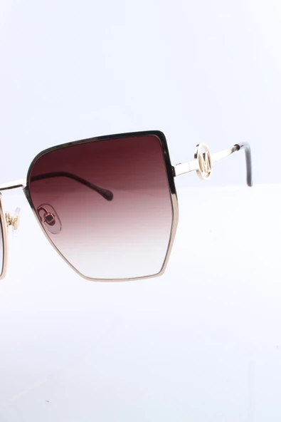 KAHVERENGİ UV400 KADIN GÜNEŞ GÖZLÜĞÜ MAX POLO - 1MP8222R003 - Resim 3