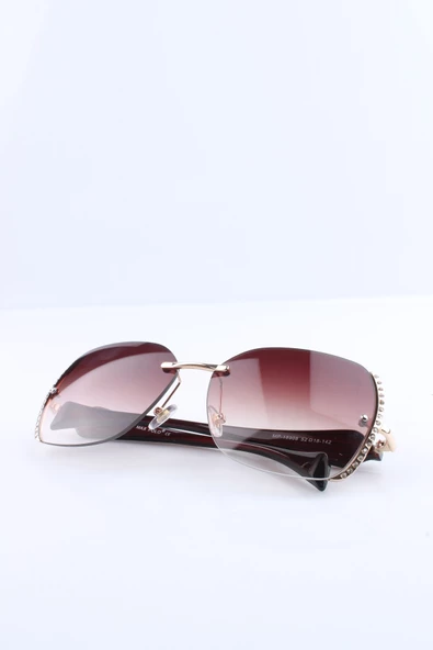 KAHVERENGİ UV400 KADIN GÜNEŞ GÖZLÜĞÜ MAX POLO - MPA18908R003 - Resim 4