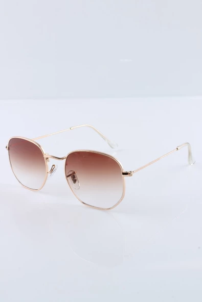 UNISEX KAHVERENGİ UV400 GÜNEŞ GÖZLÜĞÜ SILVIO MONETTI - 3SM3548R003